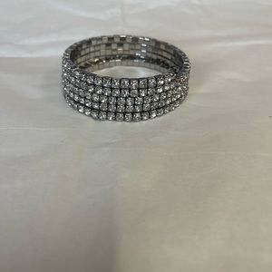 Vintage Rhinestone Costume Bracelet